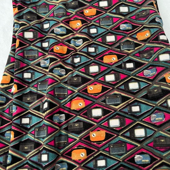 LuLaRoe Leggings, Vintage Radio Pattern - Picture 3 of 4